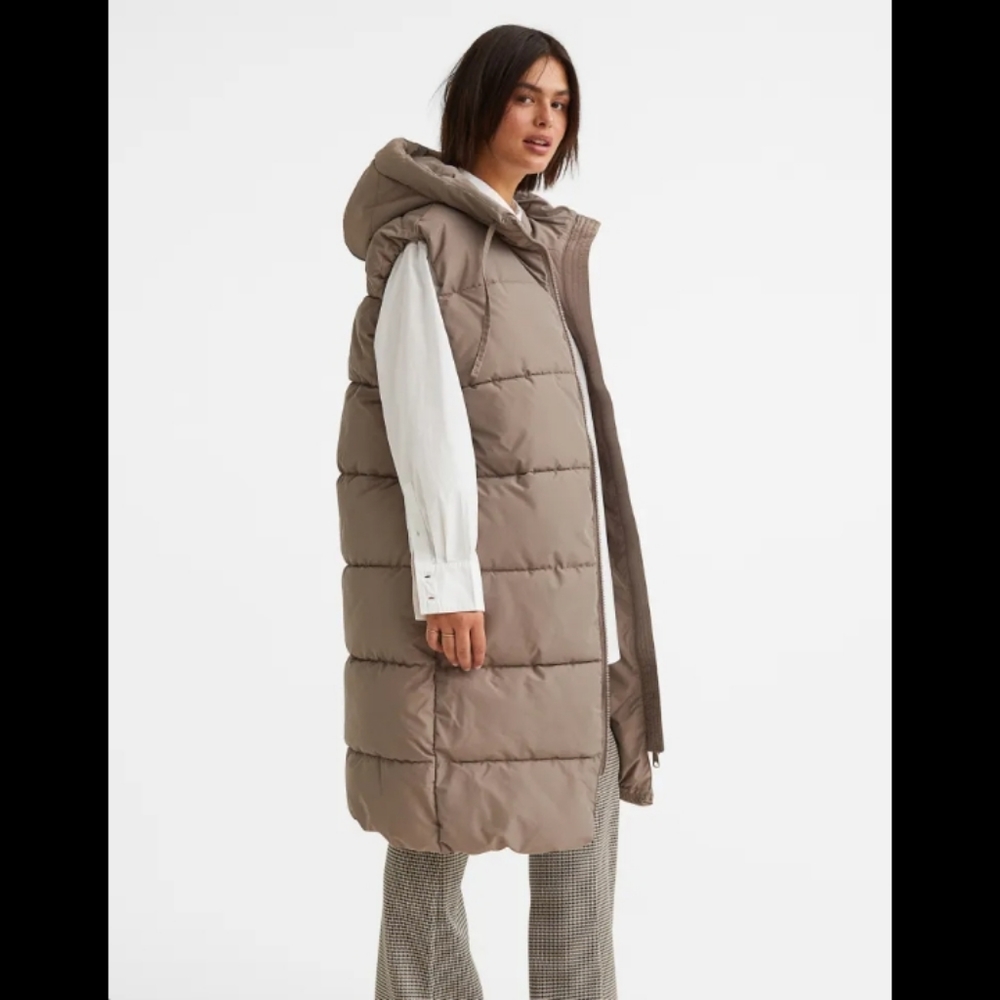 Long vest puffer jacket